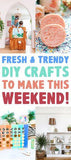 Fresh and Trendy DIY Crafts To Make This Weekend - The Cottage Market Flower Delivery
