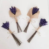 30 pcs Dried Flowers Bouquet, Dried Lavender Bouquet, Wedding Favor, Party Favor