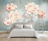 3D Pink Peony Flower 37998NA Wallpaper Wall Murals Removable Wallpaper Fay