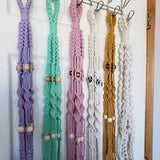 Handmade Beaded Macrame Plant Hanger