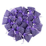 Lavande Sur Terre 24 Small Purple Sachets Craft Bag with Dried French Lavender -