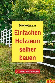 Holzzaun bauen Flower Delivery
