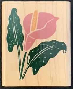 Rubber Stampede Posh Impressions Classic Calla Lily Rubber Stamp