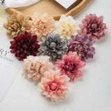 20X Dahlia Peony Artificial Silk Flower Head Party Wedding Bouquet Garland Decor