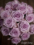 The Lavender & Purple Rose Study Flower Delivery
