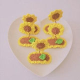 Cute Hair Barrette with Sunflower | Sunflower Hair Clips | Holiday Hair Clips | Sunflower Hair Pin | Unique Hair Clips for Her