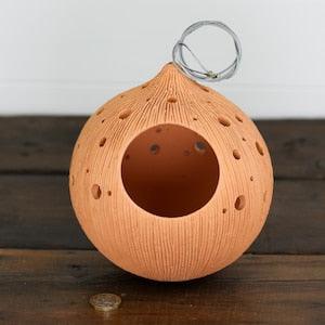 Handmade Terracotta Sphere Hanging Plant Pot Orchid Pot Garden Indoor Plants L