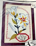 Vintage Lily Flowers Crewel Embroidery Picture Kit Vogart Crafts 1982 NEW