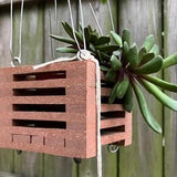 204. Salvaged Manufactured Decking Hanging Basket Planter for Orchids, Bromeliads, Ferns, Cacti, Other Epiphytes and Succulents