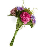 Poly Silk Purple Ranunculus Floral Bundle