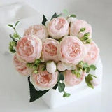 1PC Silk Butterfly Orchid Artificial Flowers Bouquet For Wedding Home...