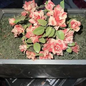 Carnation Fake Plant And Pot Artificial