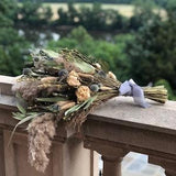 Wedding Bouquet, Pampas Grass, Dried Flowers, Summer, Bridal, Floral, Preserved Flowers, Peonies, Fairy, Blue, Natural, Flax, Greenery