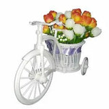 Artificial Peonies Flowers Pot with Cycle Shape Vase Basket Pot for Living Room