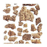 Virgin Cork Bark Bits 1 Pound Bag - Micro Pieces - Air Plant - Orchid Mount