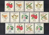Colombia 1960 Flowers/Plants/Nature/Orchid/Lily 13v set (n37191)