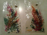 Pressed Dried Botanical Flowers Resin Art Crafts Made In Taiwan 2 packages NIP