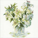 Cross-stitch kit  White Lilies 1169  Riolis  14ct