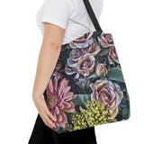 Roses Design Tote Bag/Bouquet Beach Bag/Summer/Spring Bag