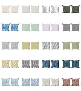 Ambesonne Flower Concept Cushion Cover Set of 2 for Couch and Bed in 4 Sizes