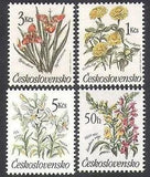 Czechoslovakia 1990 Tiger Flower/Lily/Flowers/Plants/Nature 4v set (n38273)