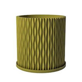 Planter Pot With Drainage, Pear Green Mica Design for Small and Large Plants [Water Plate Included] Outdoor and Indoor use Plant Pot