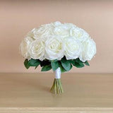White  Rose bouquet, Wedding bouquet, bridal bouquet, bridesmaids bouquet, white rose  wedding accessories,New Bouquet,corsage, boutonhole
