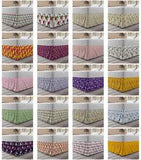 Ambesonne Floral Drawings Bedskirt Elastic Wrap Around Skirt Gathered Design
