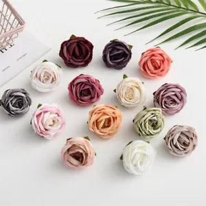 25X Roses Peony Artificial Silk Flower Heads Party Wedding Bouquet Garland Decor