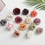 25X Roses Peony Artificial Silk Flower Heads Party Wedding Bouquet Garland Decor