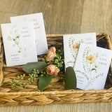 Let Love Grow Wedding Favors for Guests | Eco friendly Wedding Favors | Seed Packet Wedding Gifts | Custom Wedding Favors | Bulk Favors