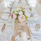 Set of 10 Silk Peony Flowers Wedding centerpiece Floral Wedding decor Flower Wedding decorations