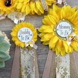 Sunflower Rustic Bee Baby Shower, Bumble Bee Mommy To Bee, Sunflower Daddy To Bee, Gender Reveal Baby Shower, Bumble Bee & Sunflower Theme