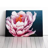 Soulful Peony Flower Canvas Print Wall Art Framed Picture Home Decor Large