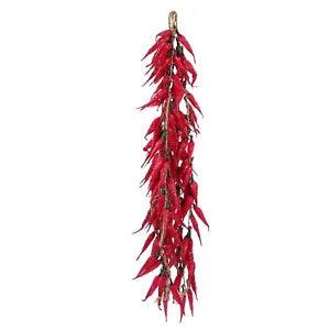 10x Red Artificial Dried Chili String Fake Pepper String house kitchen BBQ decor