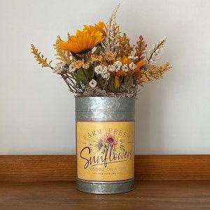 Bouquet of Sunflowers | Original Thanksgiving Centrepiece | Country Decor |Quality Silk Flowers
