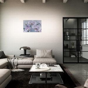 Delicate Light Purple Orchid - Canvas