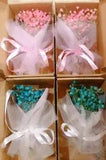 Turquoise Color-Dried Flower Eternal Bouquet Valentine's Gift-selling as single
