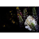 Evening Bouquet Print, Fine Art Photograph, Gift, Decoration, Wall Art, Floral Decor, Dark Flowers, Peony, Buttercups, Lupine, Spring Flower