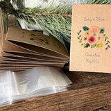DIY BABY Shower Favors | Flower Seed Packets | DIY Kit ,  Seeds not included