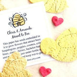20+ Flower Seed Paper Bees - Save the Bees Cards - DIY Eco Friendly Party Favor