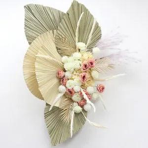 Natural Dried Flower Palm Leaf Branch Plants Wedding Party Arch Props Home Decor
