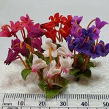 1;12 Scale Cyclamen Flower Dolls House Miniatures Garden , Flowers