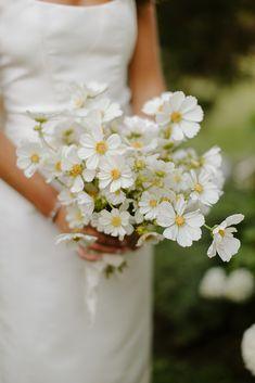 The Bride Wore Markarian and Gigi Burris to Her Micro-Wedding in Vermont - Over The Moon Flower Delivery