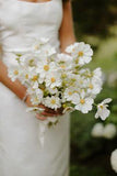 The Bride Wore Markarian and Gigi Burris to Her Micro-Wedding in Vermont - Over The Moon Flower Delivery