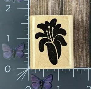 Stampin' Up! Solid Flower Single Rubber Stamp Stamen Pollen Lily Spring #U92