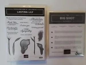 Stampin' Up! LASTING LILY Stamp Set & LILY Dies (DIES ARE NEW) Sympathy