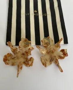 Lele Sadoughi Dandelion Lily Earrings. Never worn with packaging.