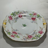 Royal Chelsea Rose Cake Plate/ Vintage Made in England Plate/