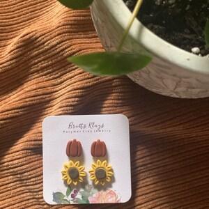 Pumpkin & sunflower stud pack